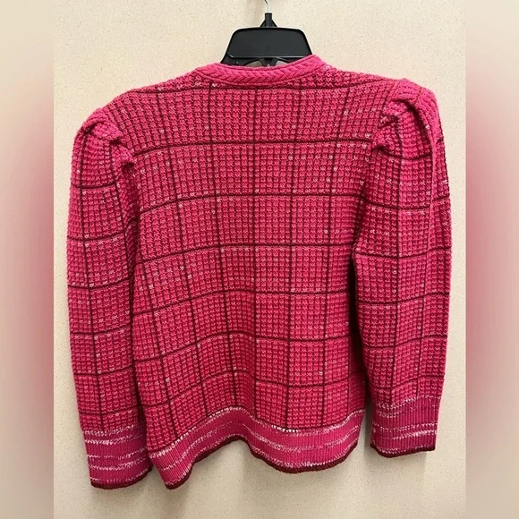 NWT L’Agence Jenni Cardigan Sweater Pink Multi L